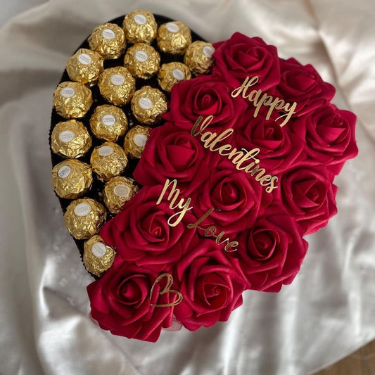 Heart Roses Box